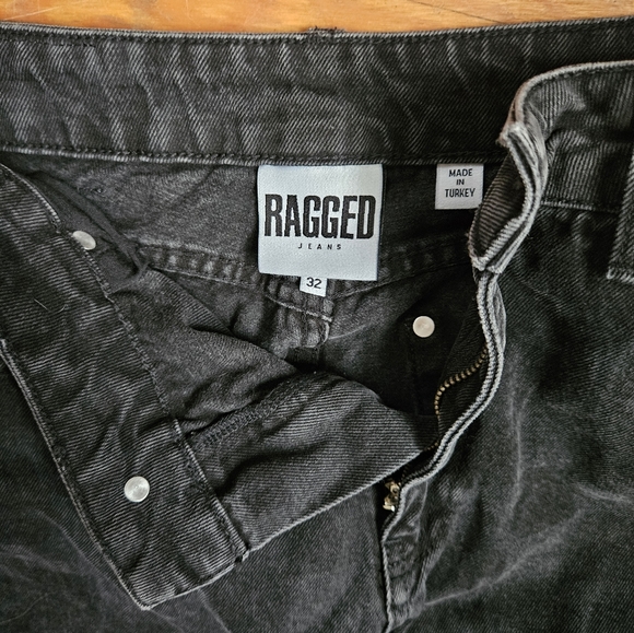Ragged Priest checkerboard dad jeans, size 32 - Picture 3 of 5